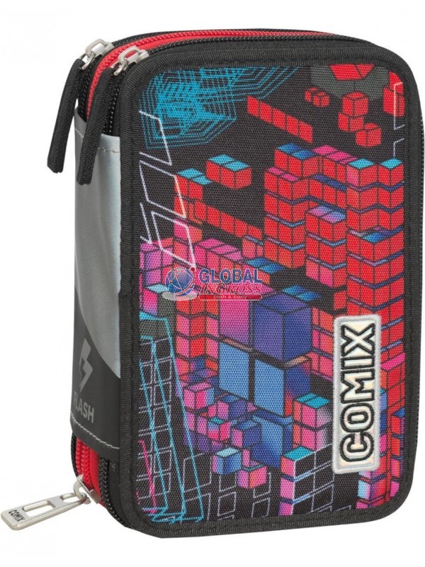 ASTUCCIO COMIX FLASH 3 ZIP CUBE WAVE