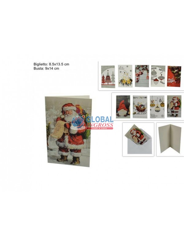 BIGLIETTO NATALE 8x13