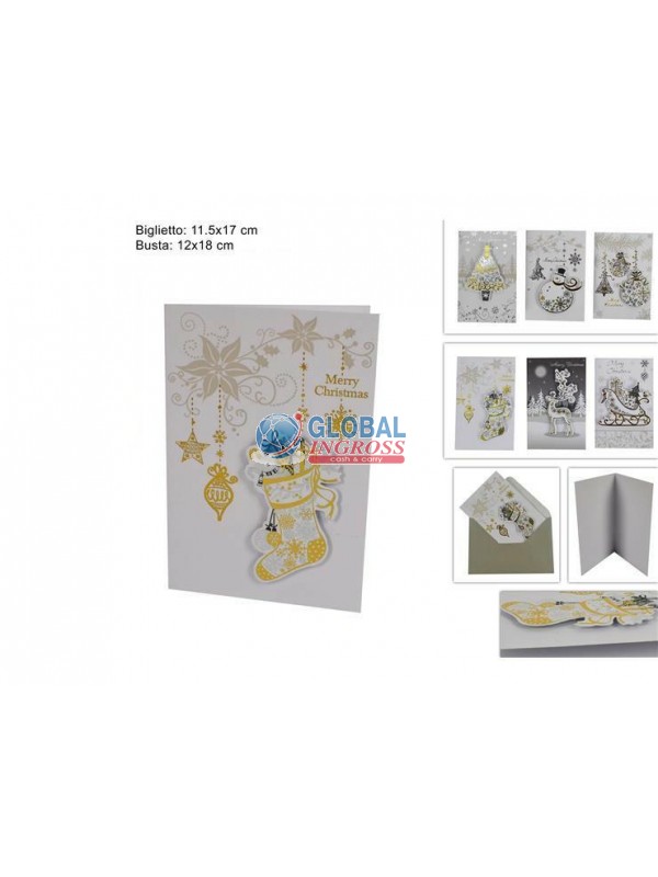 BIGLIETTO NATALE 11x17 3D