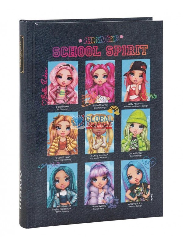 DIARIO RAINBOW HIGH BLU