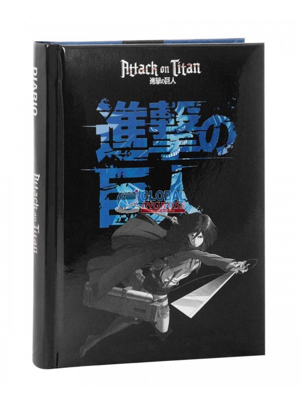 DIARIO ATTACK ON TITAN BLU
