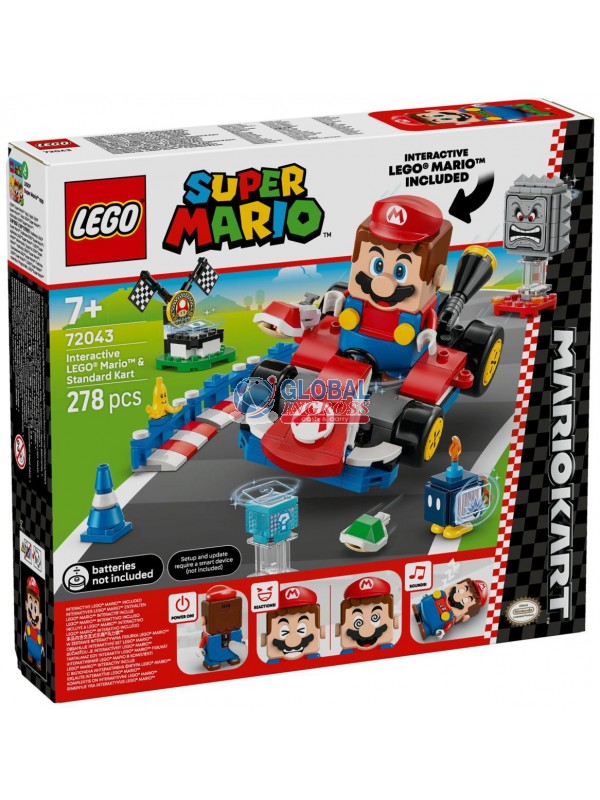 LEGO MARIO KART INTERATTIVO E KART STANDARD