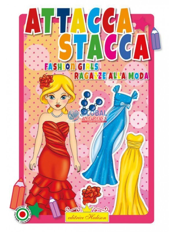LIBRO ATTACCA STACCA FASHION GIRLS
