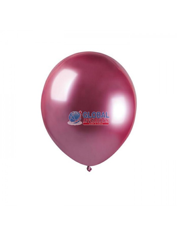 PALLONCINI GLOSSY 5'/13cm ROSA 50pz