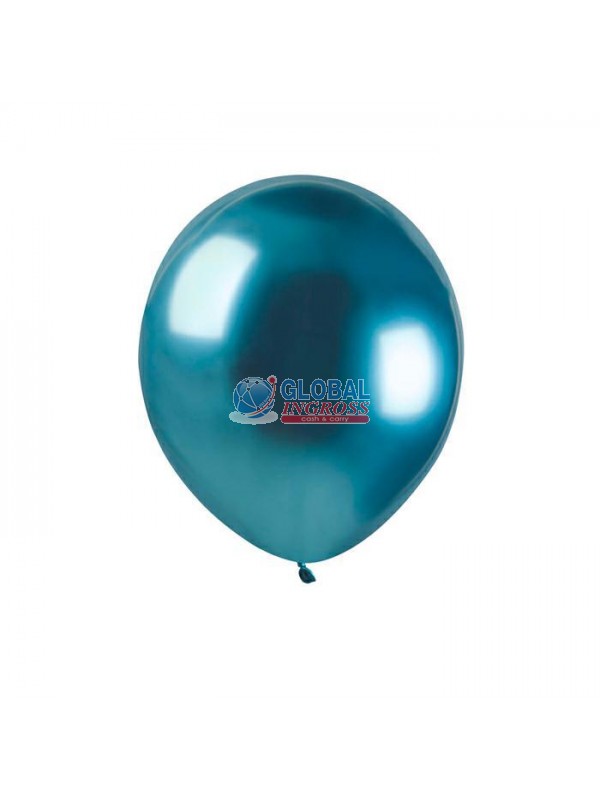 PALLONCINI GLOSSY 5'/13cm CELESTE 50pz