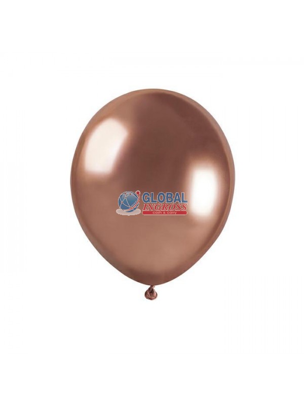 PALLONCINI GLOSSY 5'/13cm ROSE GOLD 50pz