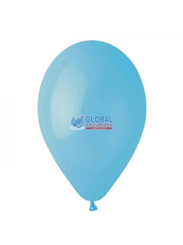 PALLONCINI MEDIUM 25pz CELESTE BABY 10'/26cm