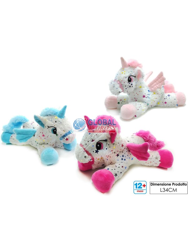 PELUCHE UNICORNO 34cm