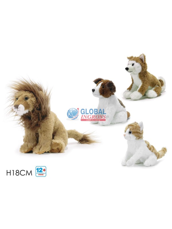 PELUCHE ANIMALETTO SEDUTO 18cm
