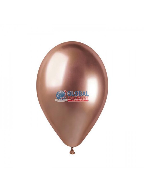 PALLONCINI GLOSSY 13'/33cm ROSE GOLD 50pz