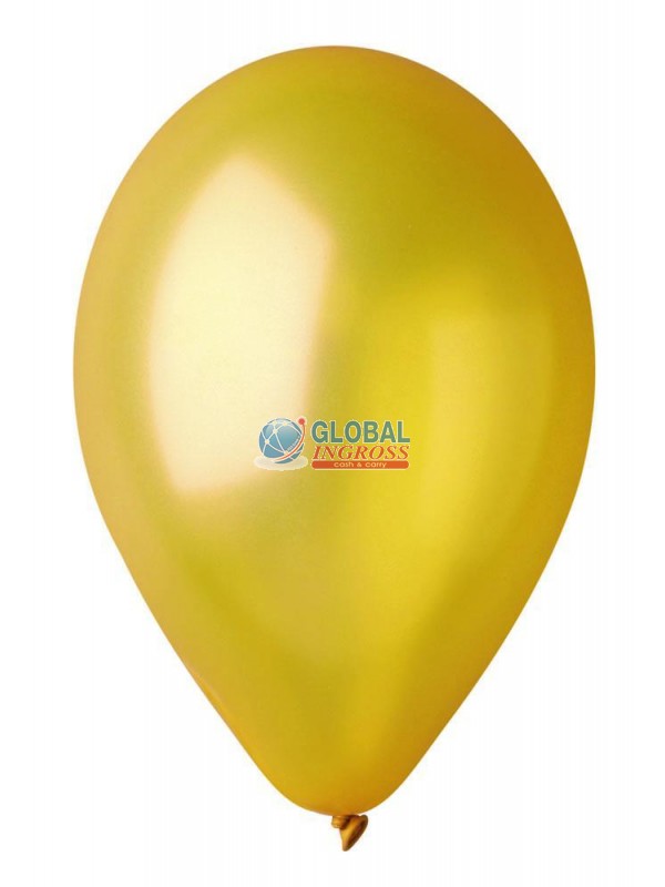 PALLONCINI MEDIUM 16pz ORO METAL 10'/26cm
