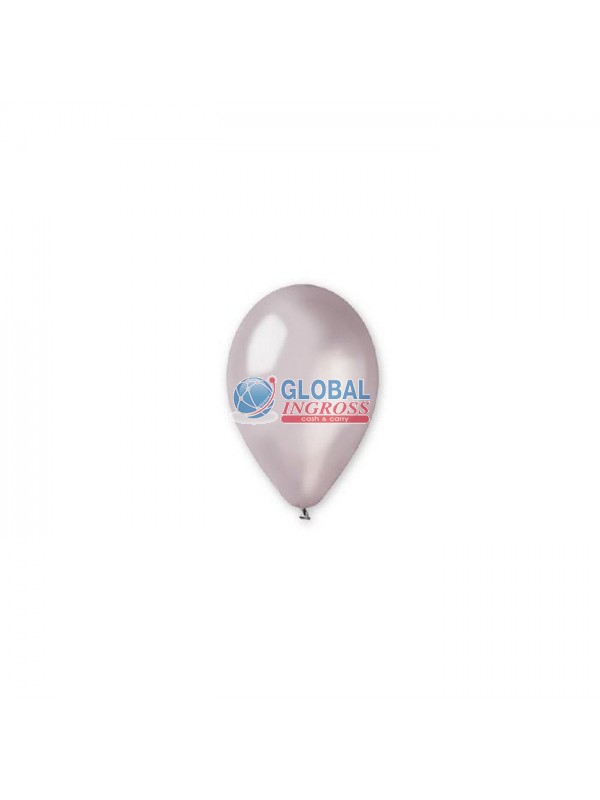 PALLONCINI MEDIUM 16pz ARGENTO METAL 10'/26cm