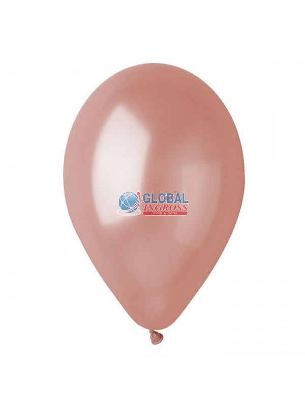 PALLONCINI MEDIUM 16pz ROSE GOLD METAL 10'/26cm
