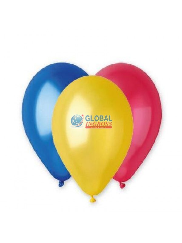 PALLONCINI MEDIUM 16pz METAL ASS. 10'/26cm