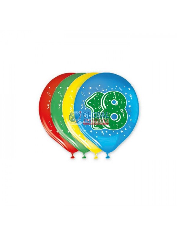 PALLONCINI LARGE 20pz 18 ANNI
