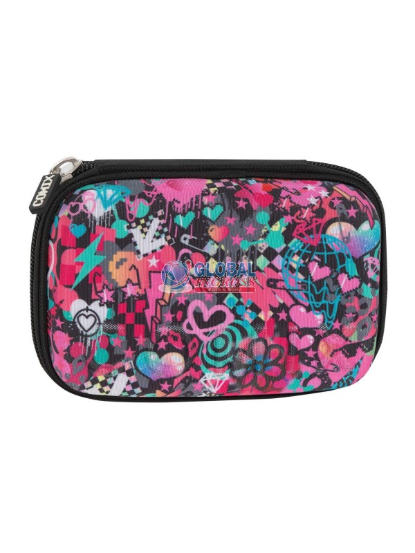 ASTUCCIO COMIX MAXI ZIPBRIGHT HEARTS GIRL