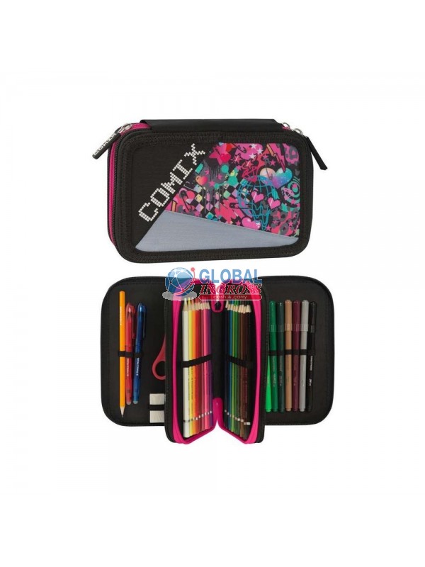 ASTUCCIO COMIX BRIGHT HEARTS GIRL 3 ZIP