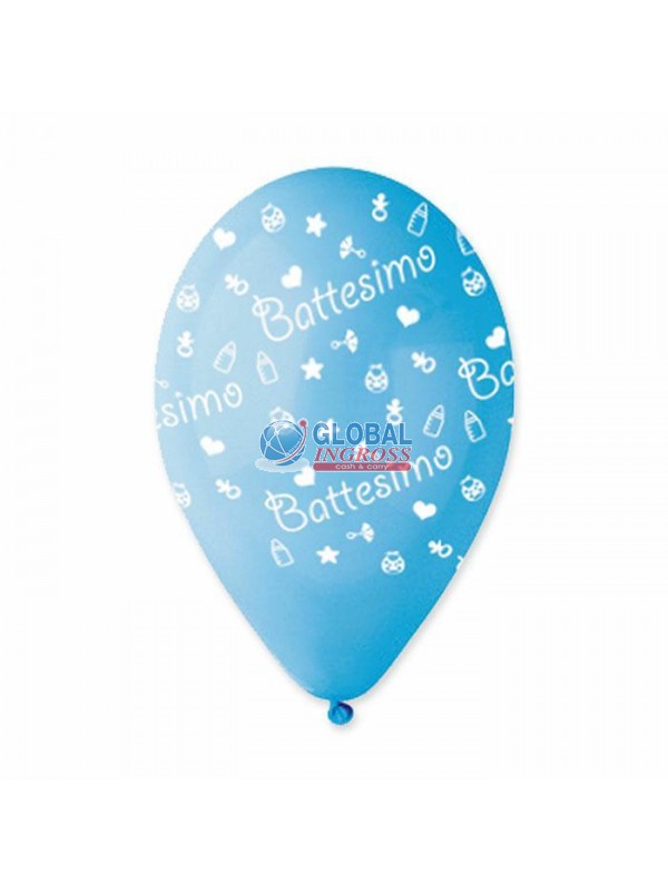 PALLONCINO BATTESIMO CELESTE 12'/30cm