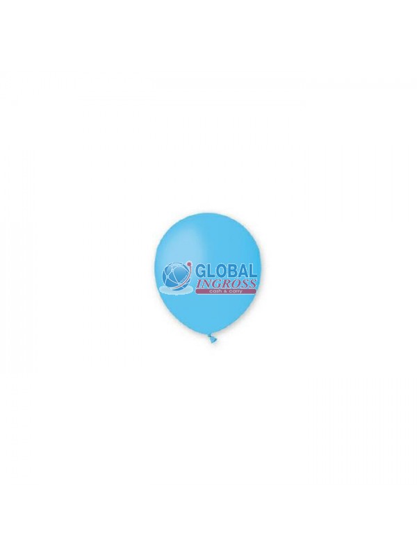 PALLONCINI 5' CELESTE 100pz
