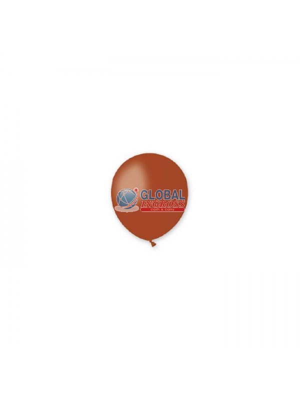 PALLONCINI 5' MARRONE SC. 100pz