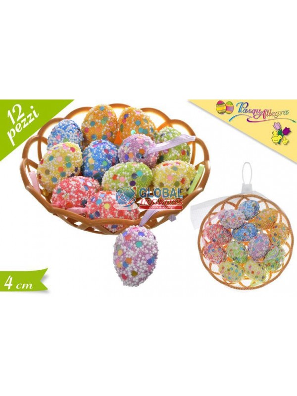 CESTO C/UOVA DECORATE