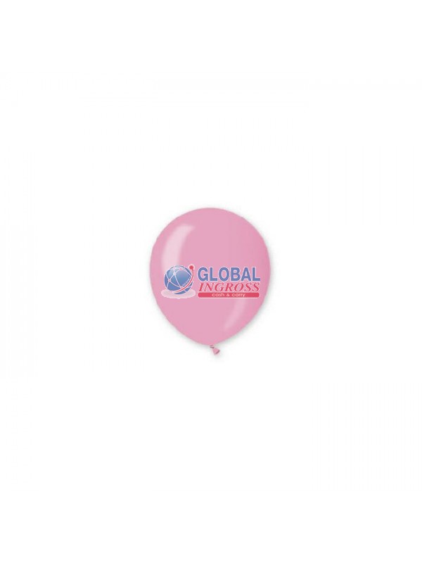 PALLONCINI METAL 5'ROSA100pz