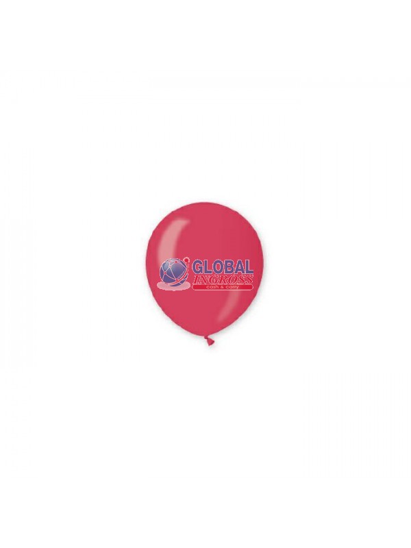 PALLONCINI METAL 5'ROSSI 100pz