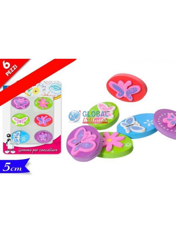 GOMMA FIORE 6pz