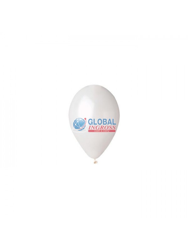 PALLONCINI METAL 5'BIANCHI 100pz