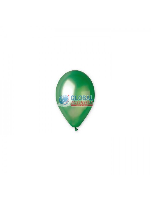 PALLONCINI METAL LARGE VERDE 100p