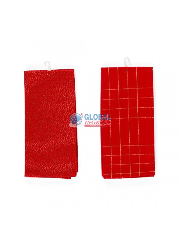 SET 2 CANOVACCI ROSSO ELUREX ORO 40x60
