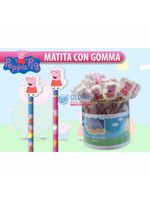 PEPPA PIG MATITA C/GOMMA