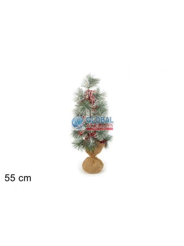 ALBERO C/ADDOBBI ROSSI