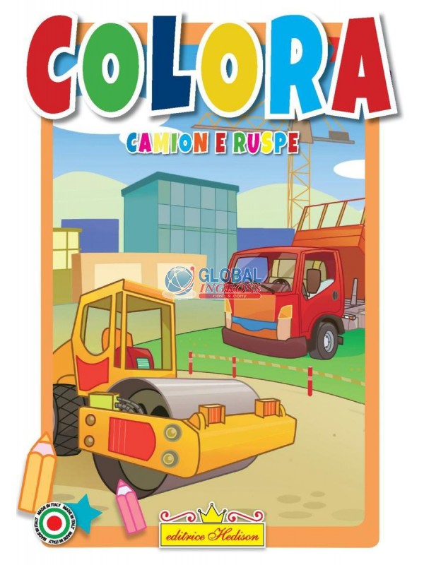 LIBRO COLORA CAMION E RUSPE.