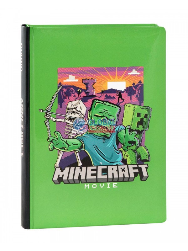 DIARIO MINECRAFT MOVIE STD VERDE