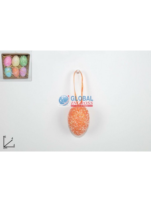 UOVA COLORATE 6pz 6cm IN BOX