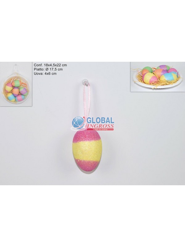 UOVA CON PIATTO E RAFFIA