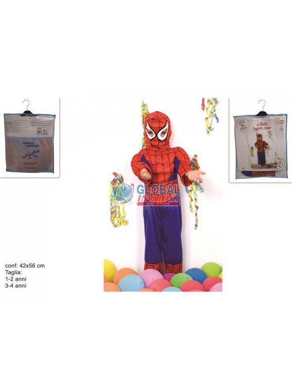 COSTUME SUPER EROE 1/2 3/4 ANNI