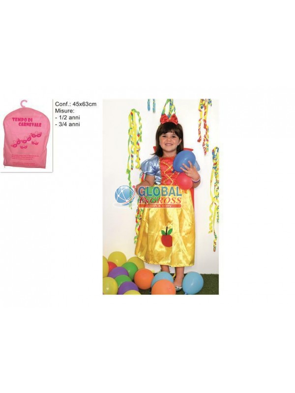 COSTUME BIANCANEVE 1/2 3/4 ANNI