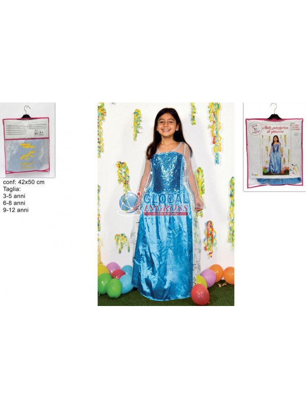COSTUME PRINCIPESSA DI GHIACCIO