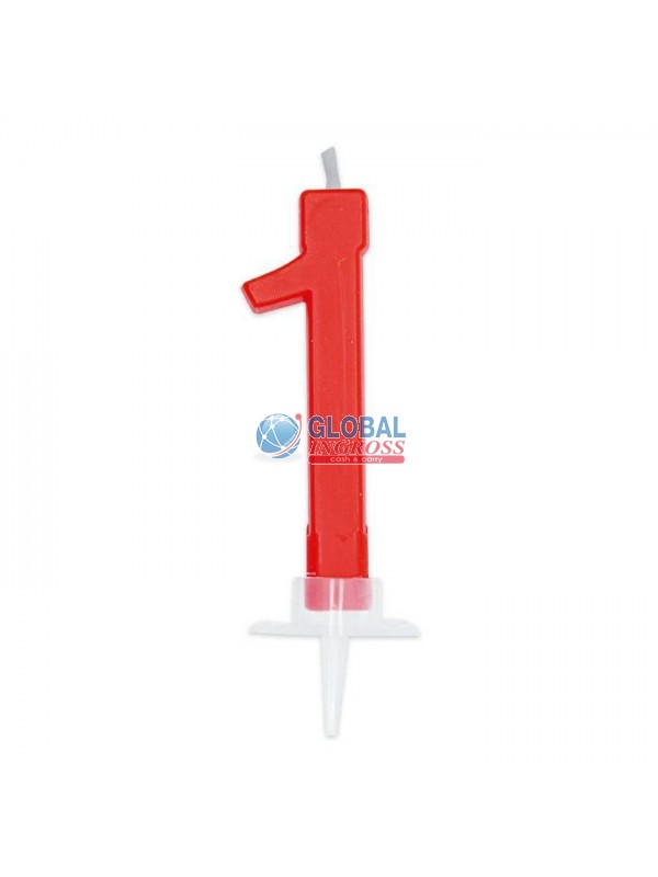 CANDELINA CERA ROSSA 1