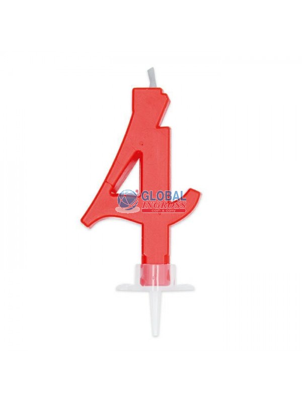 CANDELINA CERA ROSSA 4