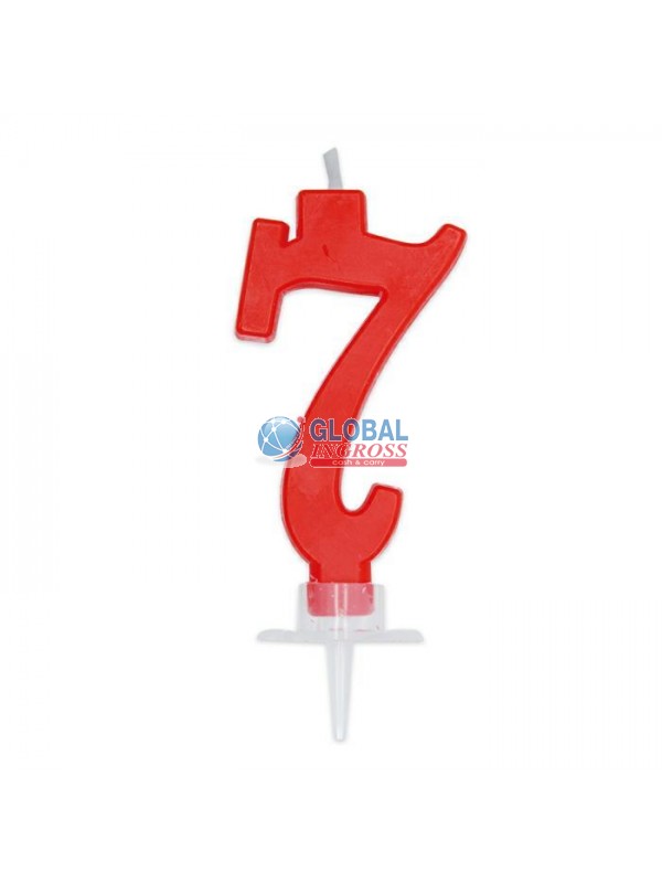 CANDELINA CERA ROSSA 7