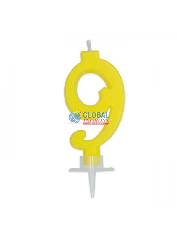 CANDELINA CERA GIALLA 9