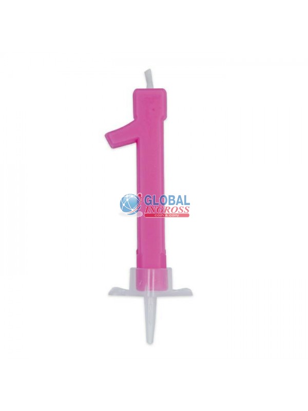 CANDELINA CERA FUXIA 1