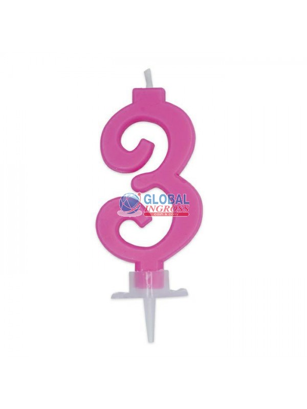 CANDELINA CERA FUXIA 3