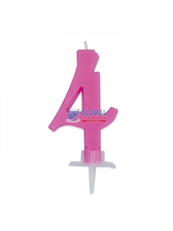 CANDELINA CERA FUXIA 4