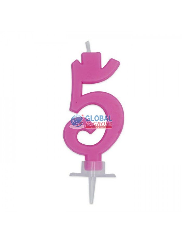 CANDELINA CERA FUXIA 5