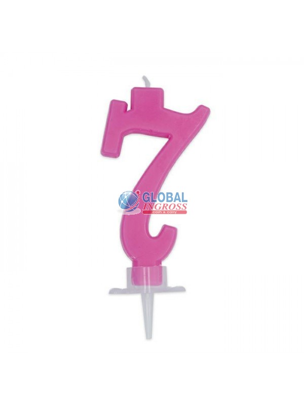 CANDELINA CERA FUXIA 7