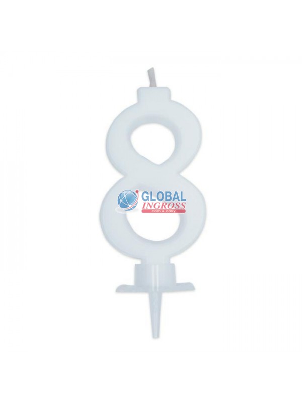 CANDELINA CERA BIANCA 8